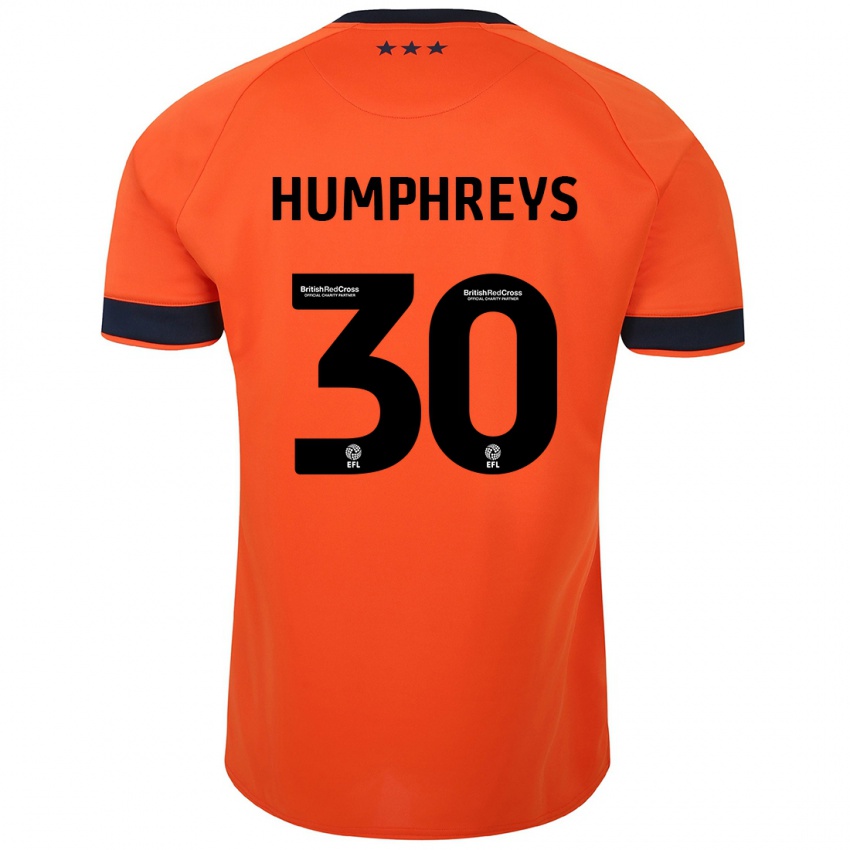 Homem Camisola Cameron Humphreys #30 Laranja Alternativa 2023/24 Camisa Brasil