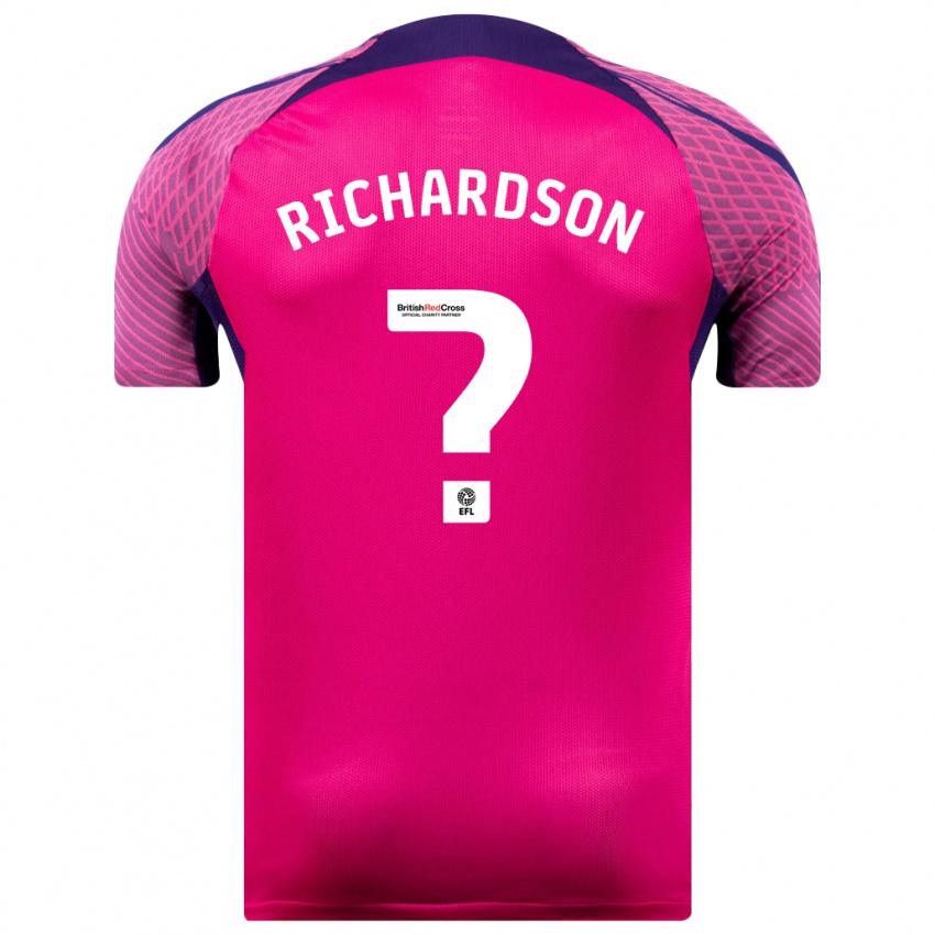 Homem Camisola Adam Richardson #0 Roxo Alternativa 2023/24 Camisa Brasil