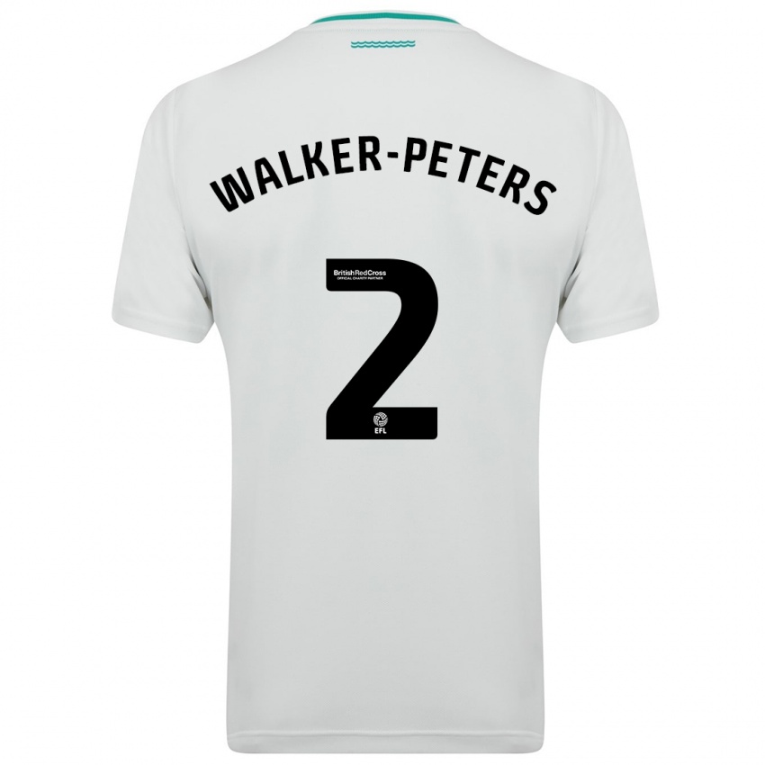Homem Camisola Kyle Walker-Peters #2 Branco Alternativa 2023/24 Camisa Brasil