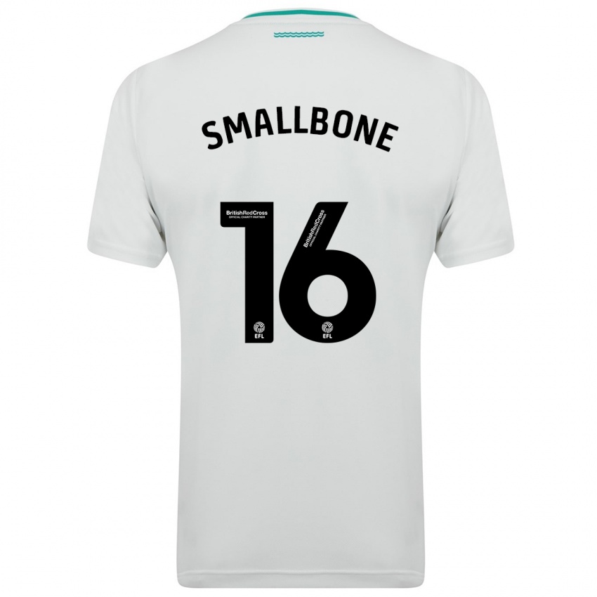 Homem Camisola Will Smallbone #16 Branco Alternativa 2023/24 Camisa Brasil