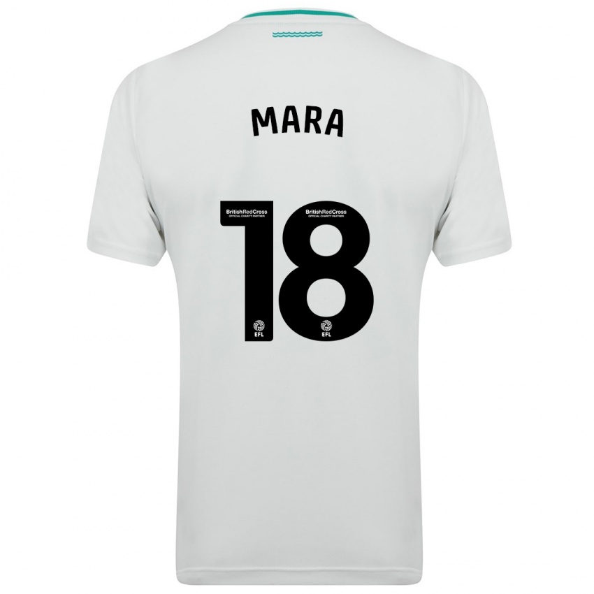 Homem Camisola Sékou Mara #18 Branco Alternativa 2023/24 Camisa Brasil