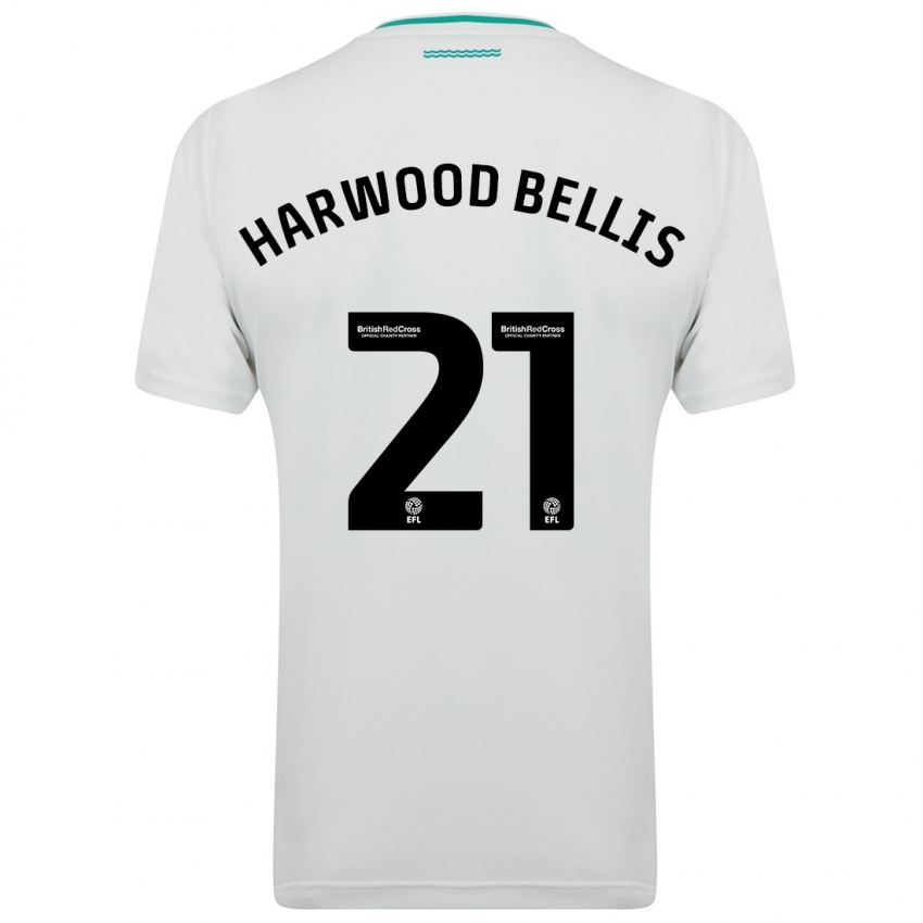 Homem Camisola Taylor Harwood-Bellis #21 Branco Alternativa 2023/24 Camisa Brasil