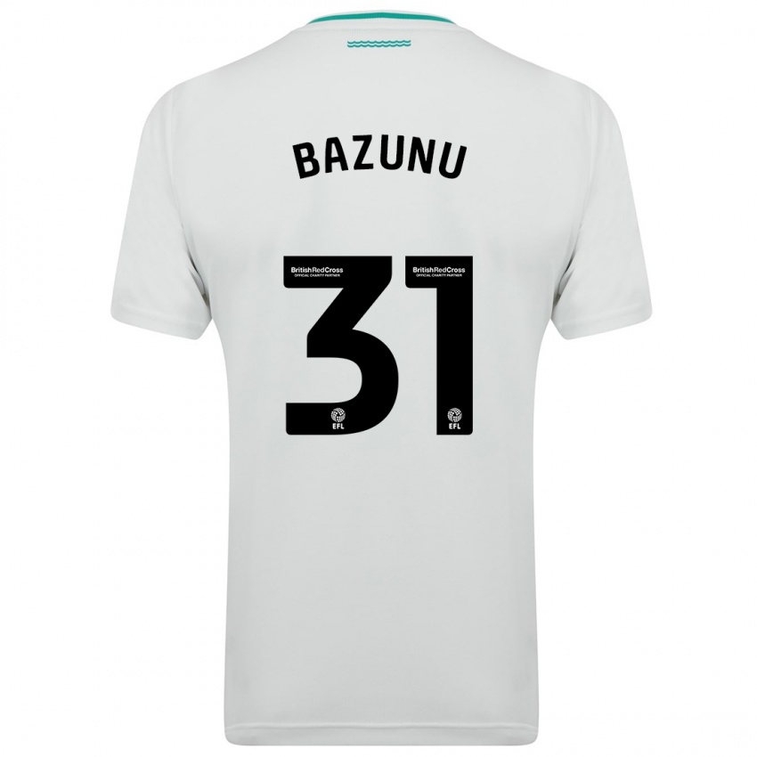 Homem Camisola Gavin Bazunu #31 Branco Alternativa 2023/24 Camisa Brasil