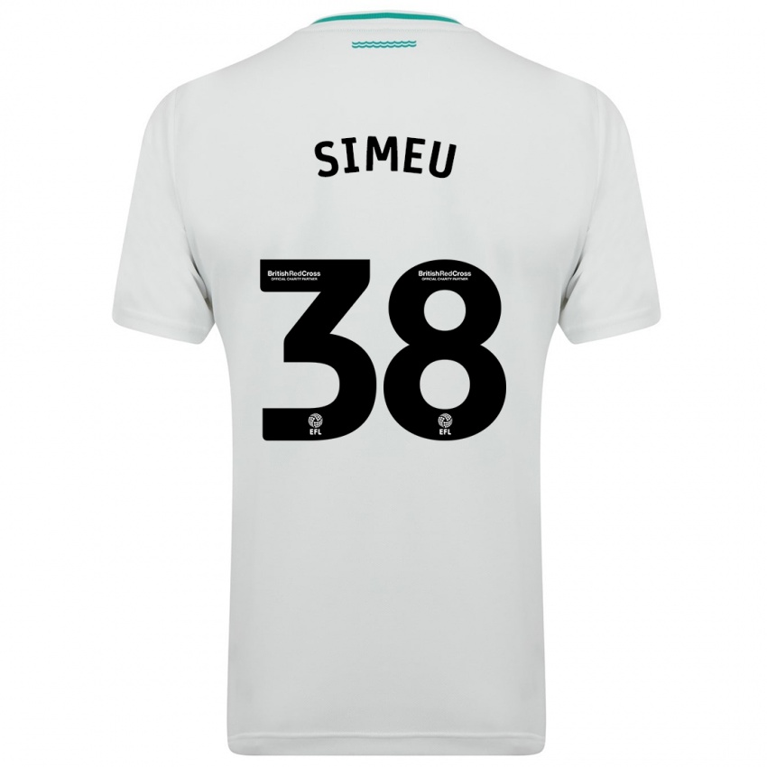 Homem Camisola Dynel Simeu #38 Branco Alternativa 2023/24 Camisa Brasil