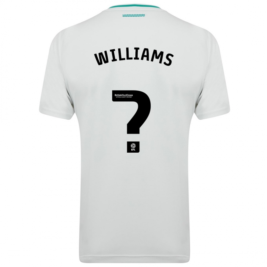 Homem Camisola Barnaby Williams #0 Branco Alternativa 2023/24 Camisa Brasil