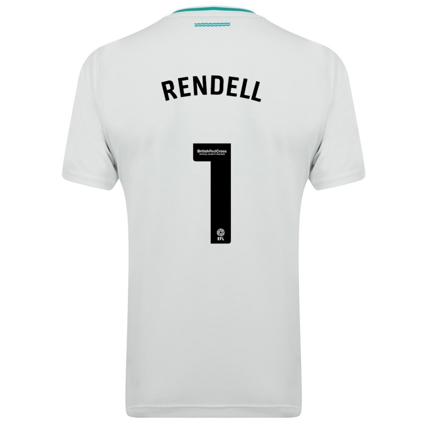 Homem Camisola Kayla Rendell #1 Branco Alternativa 2023/24 Camisa Brasil