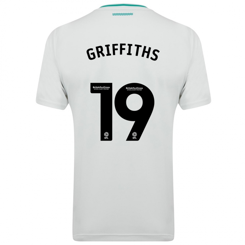 Homem Camisola Alice Griffiths #19 Branco Alternativa 2023/24 Camisa Brasil