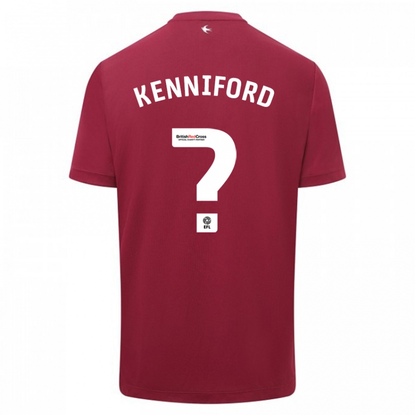 Homem Camisola Kyle Kenniford #0 Vermelho Alternativa 2023/24 Camisa Brasil