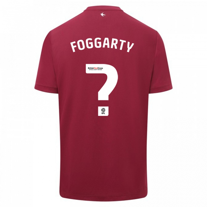 Homem Camisola Corey Foggarty #0 Vermelho Alternativa 2023/24 Camisa Brasil