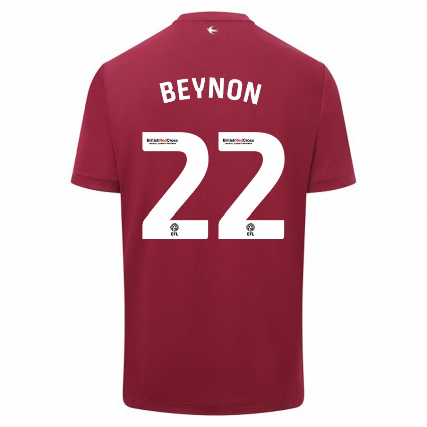 Homem Camisola Emma Beynon #22 Vermelho Alternativa 2023/24 Camisa Brasil