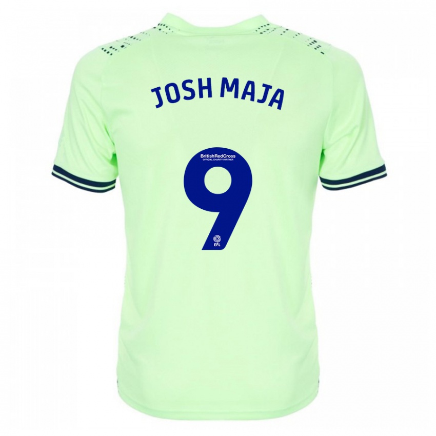 Homem Camisola Josh Maja #9 Marinha Alternativa 2023/24 Camisa Brasil