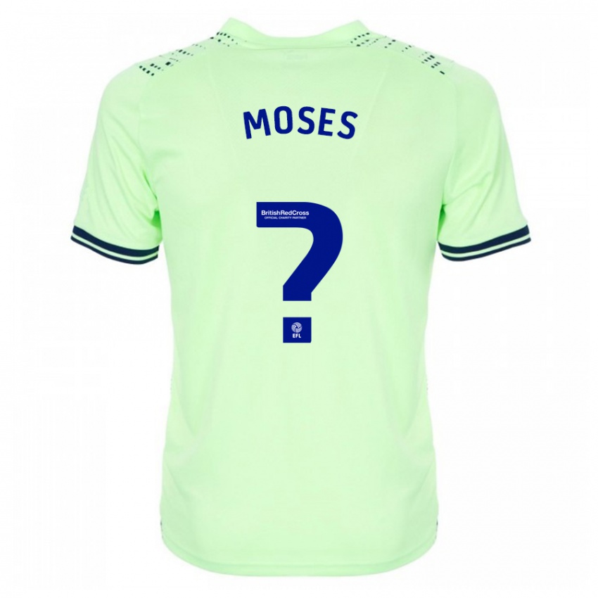 Homem Camisola Maxwell Moses #0 Marinha Alternativa 2023/24 Camisa Brasil