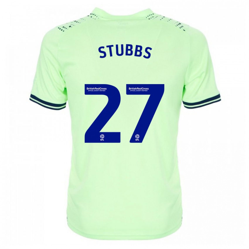 Homem Camisola Olivia Stubbs #27 Marinha Alternativa 2023/24 Camisa Brasil