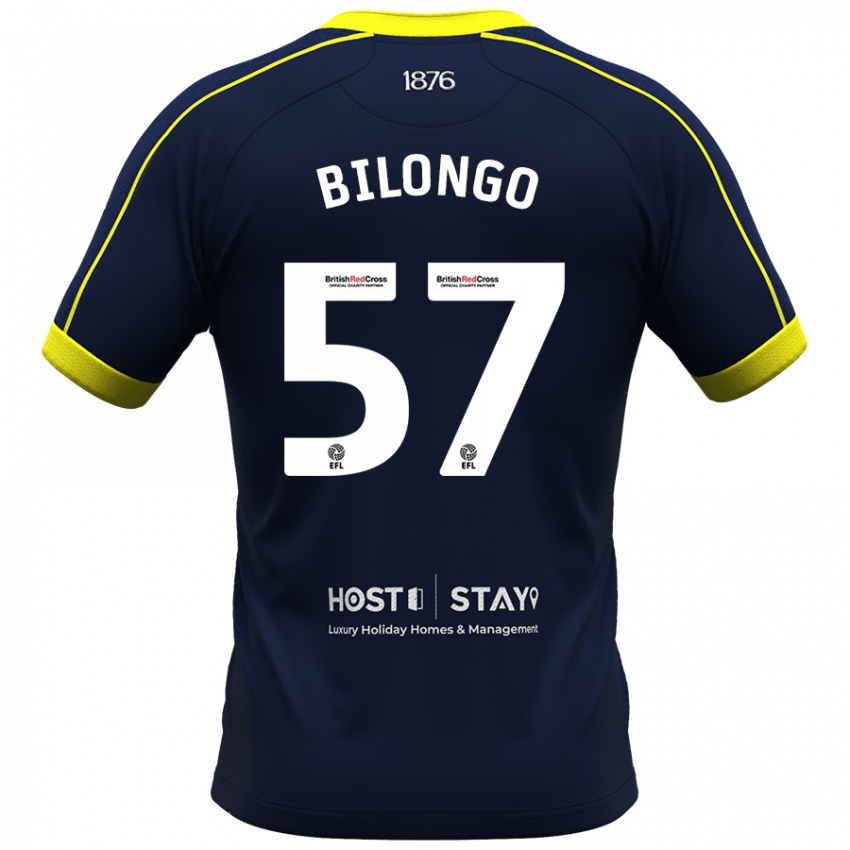 Homem Camisola Bryant Bilongo #57 Marinha Alternativa 2023/24 Camisa Brasil