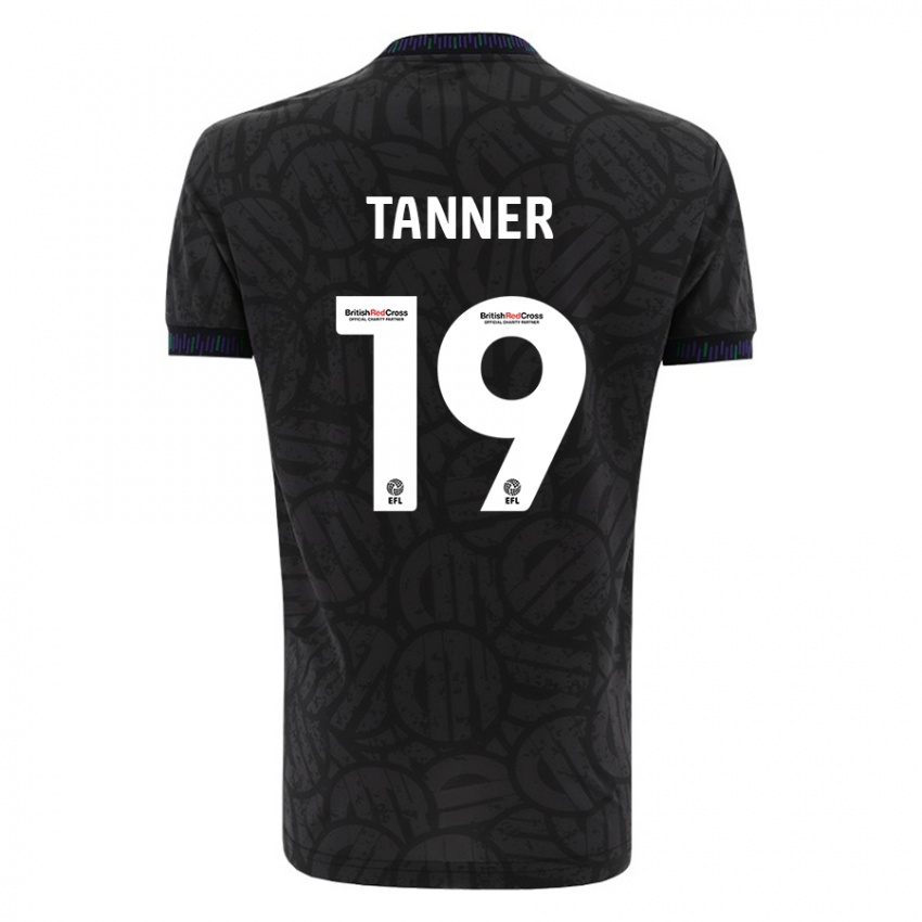 Homem Camisola George Tanner #19 Preto Alternativa 2023/24 Camisa Brasil
