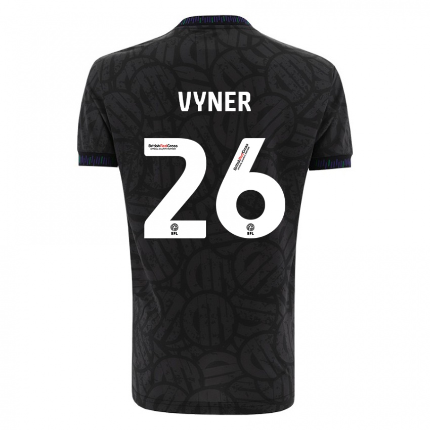 Homem Camisola Zak Vyner #26 Preto Alternativa 2023/24 Camisa Brasil