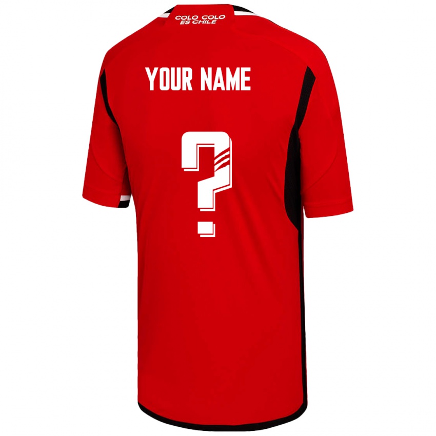 Homem Camisola Seu Nome #0 Vermelho Alternativa 2023/24 Camisa Brasil