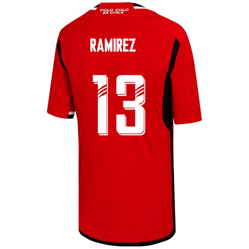 Homem Camisola Fernanda Ramírez #13 Vermelho Alternativa 2023/24 Camisa Brasil