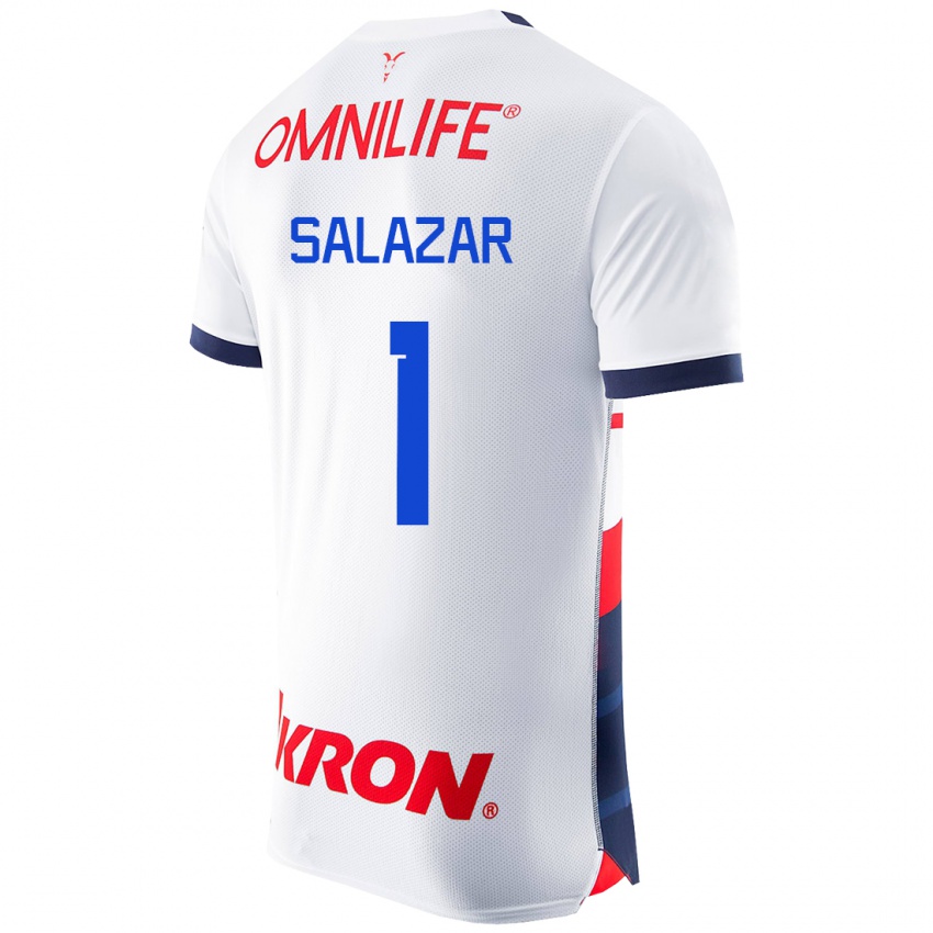 Homem Camisola Viridiana Salazar #1 Branco Alternativa 2023/24 Camisa Brasil