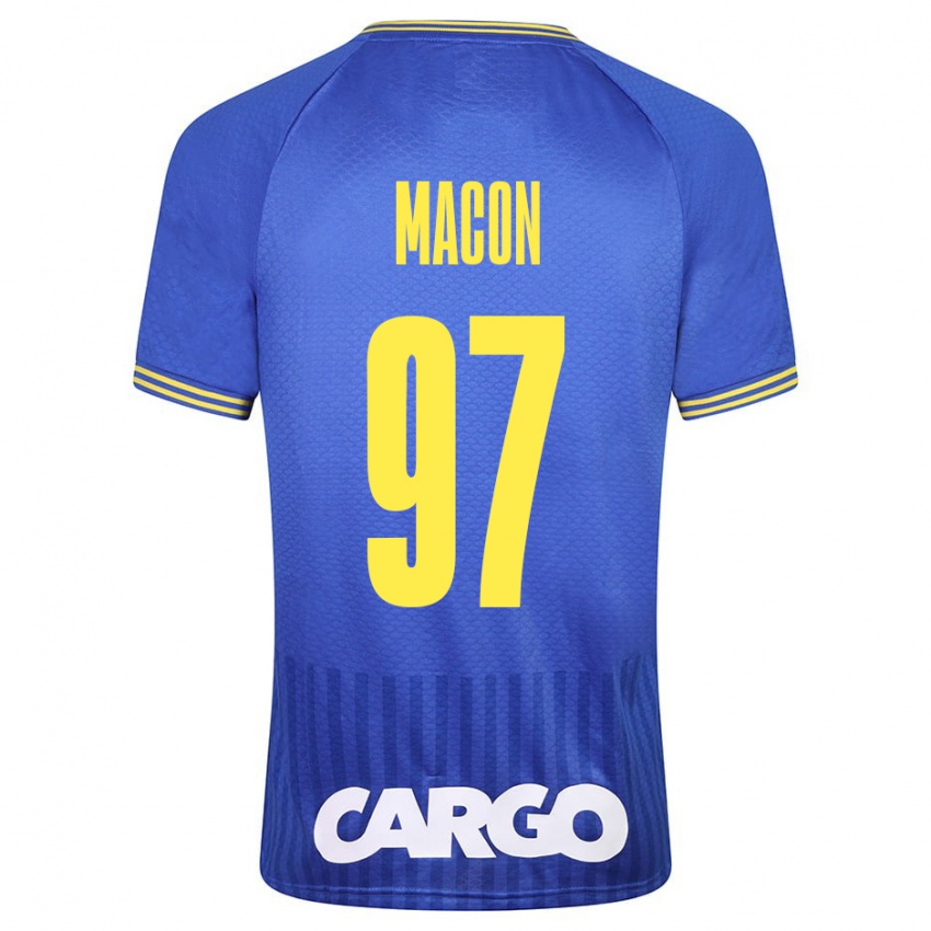 Homem Camisola Yvann Maçon #97 Azul Alternativa 2023/24 Camisa Brasil