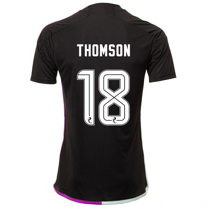 Homem Camisola Eva Thomson #18 Preto Alternativa 2023/24 Camisa Brasil