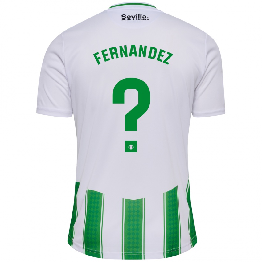 Mulher Camisola Marcos Fernández #0 Branco Principal 2023/24 Camisa Brasil