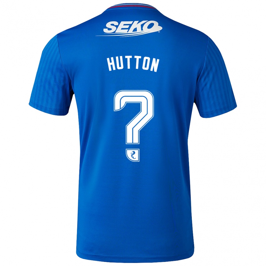 Mulher Camisola Zander Hutton #0 Azul Principal 2023/24 Camisa Brasil