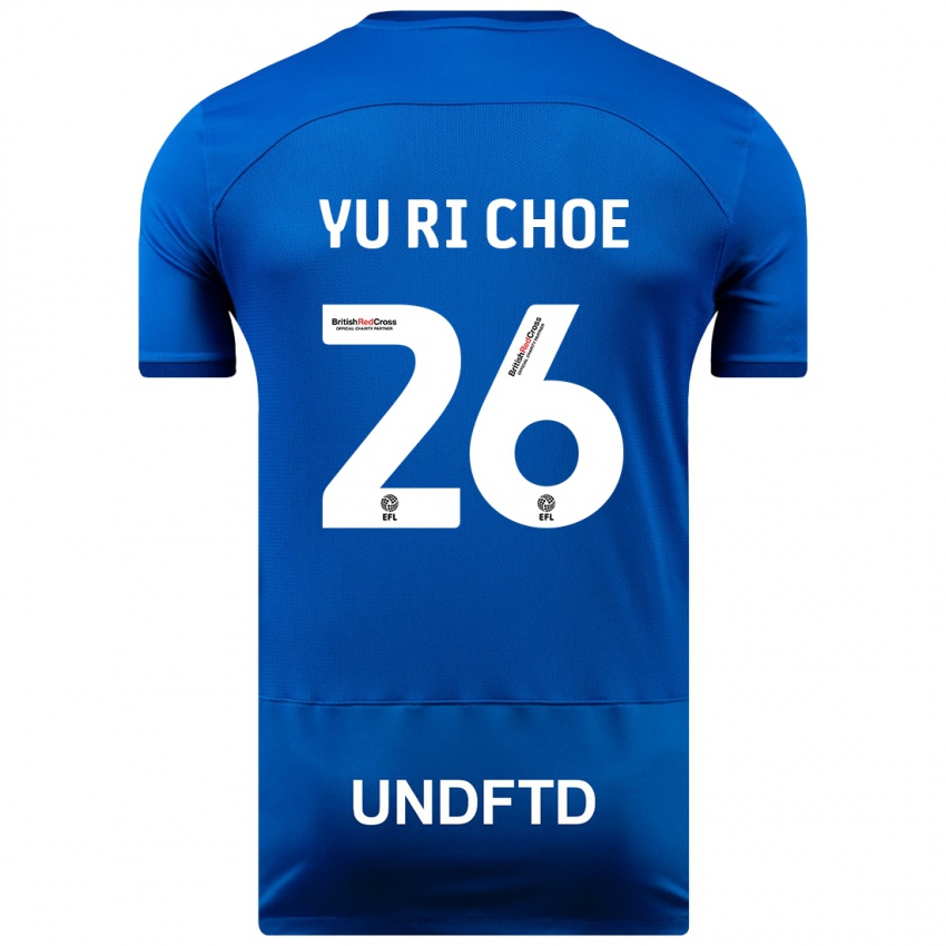 Mulher Camisola Yu-Ri Choe #26 Azul Principal 2023/24 Camisa Brasil