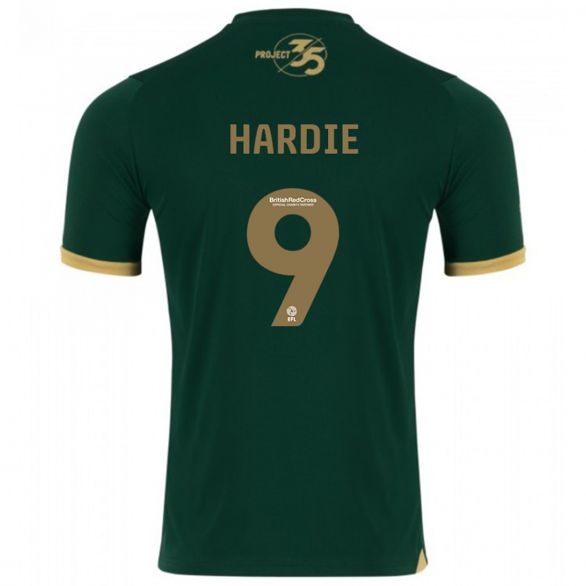 Mulher Camisola Ryan Hardie #9 Verde Principal 2023/24 Camisa Brasil
