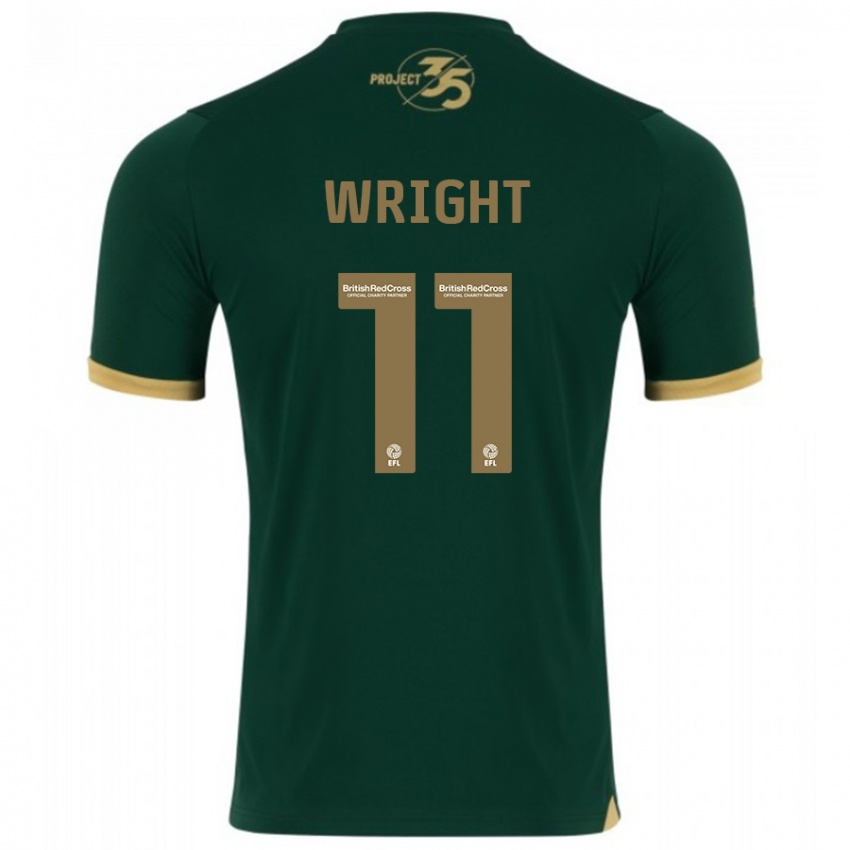Mulher Camisola Callum Wright #11 Verde Principal 2023/24 Camisa Brasil