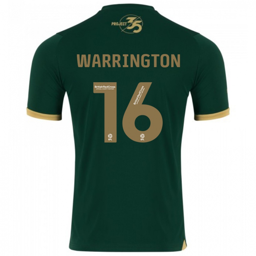 Mulher Camisola Lewis Warrington #16 Verde Principal 2023/24 Camisa Brasil