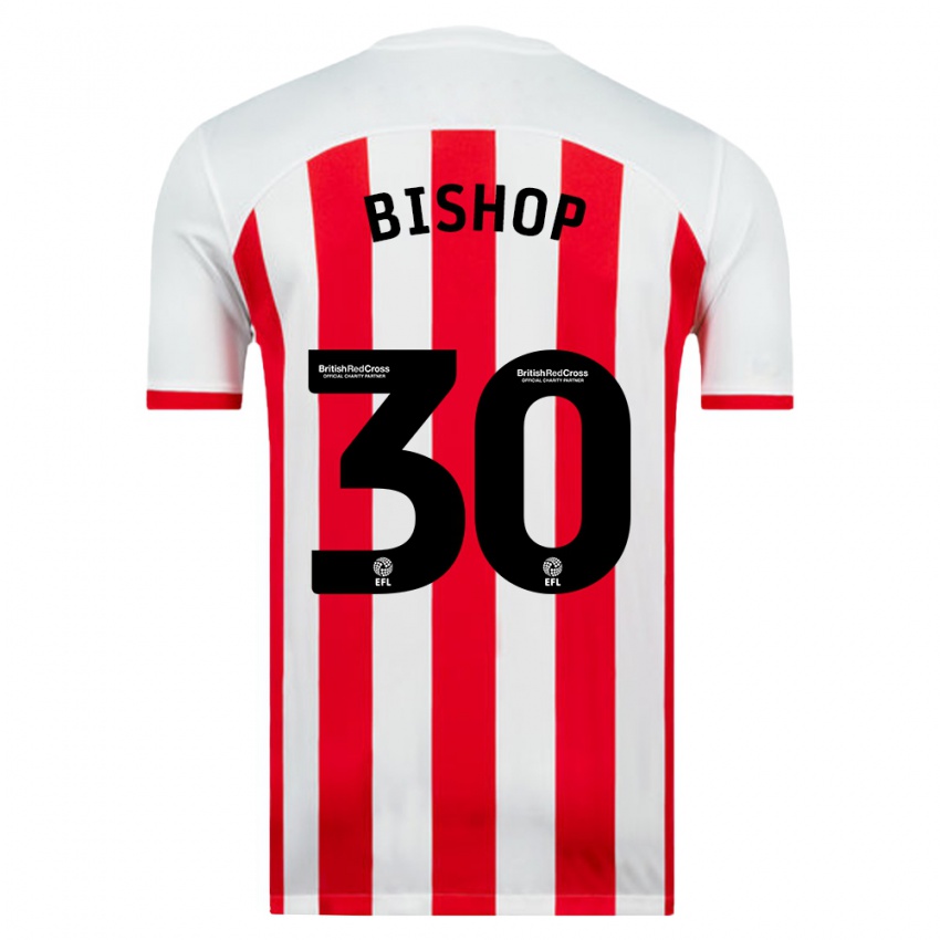 Mulher Camisola Nathan Bishop #30 Branco Principal 2023/24 Camisa Brasil