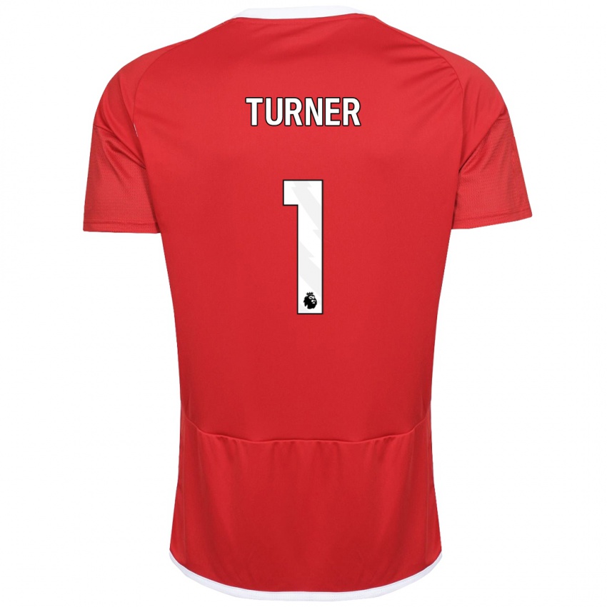 Mulher Camisola Matt Turner #1 Vermelho Principal 2023/24 Camisa Brasil