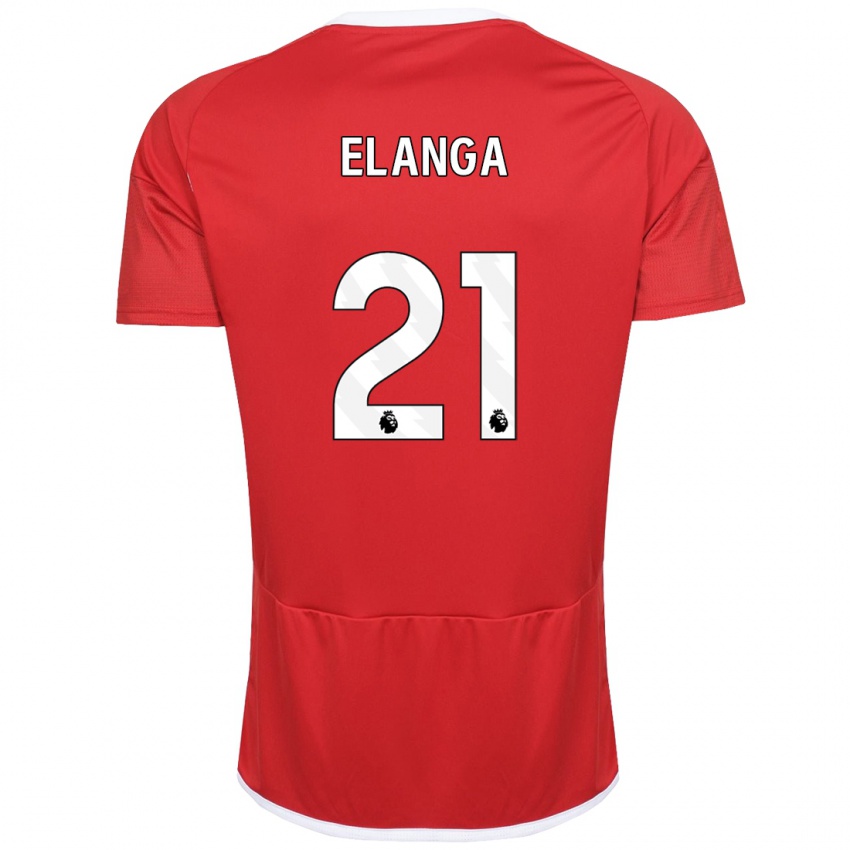 Mulher Camisola Anthony Elanga #21 Vermelho Principal 2023/24 Camisa Brasil