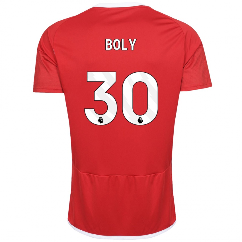Mulher Camisola Willy Boly #30 Vermelho Principal 2023/24 Camisa Brasil