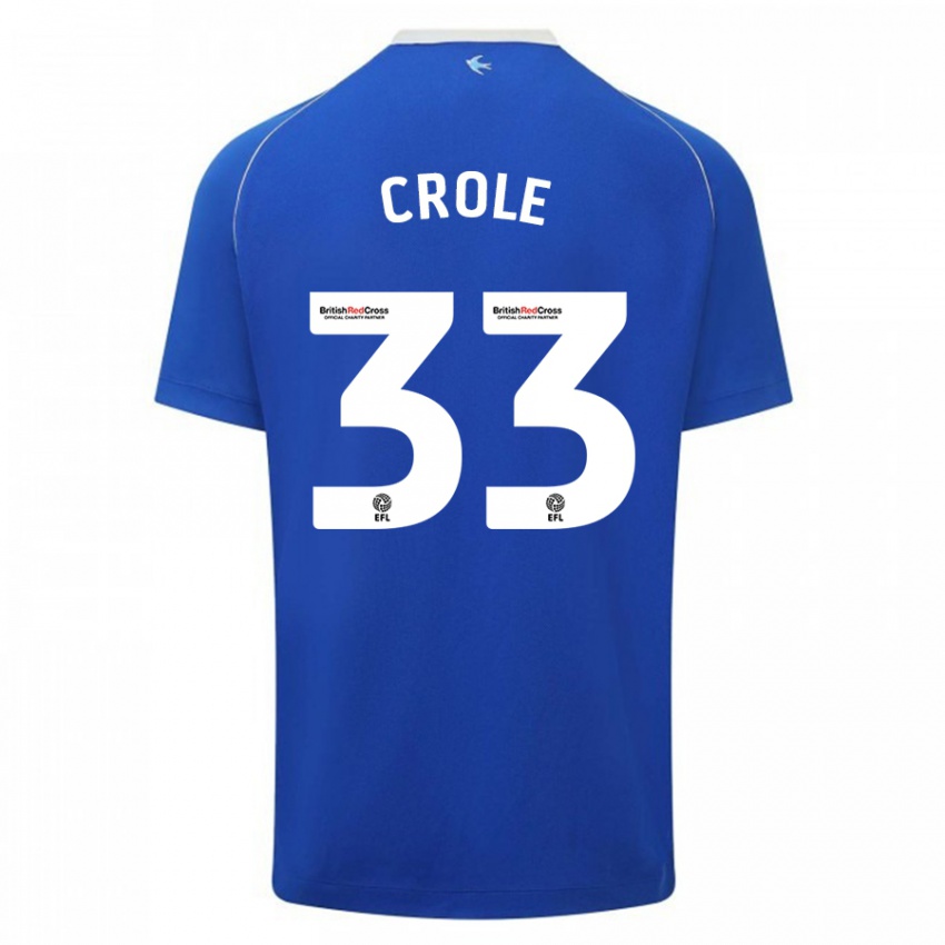 Mulher Camisola James Crole #33 Azul Principal 2023/24 Camisa Brasil
