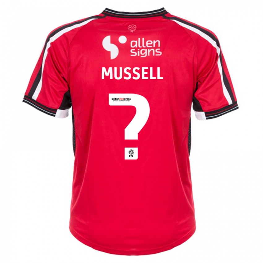 Mulher Camisola Theo Mussell #0 Vermelho Principal 2023/24 Camisa Brasil
