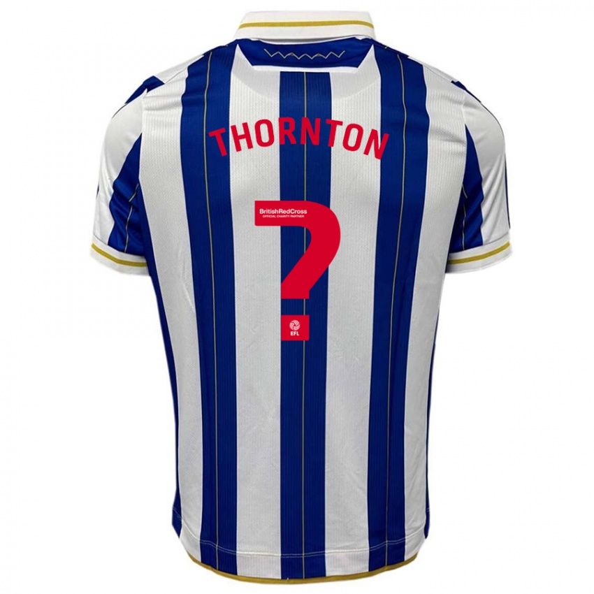 Mulher Camisola Jarvis Thornton #0 Branco Azulado Principal 2023/24 Camisa Brasil