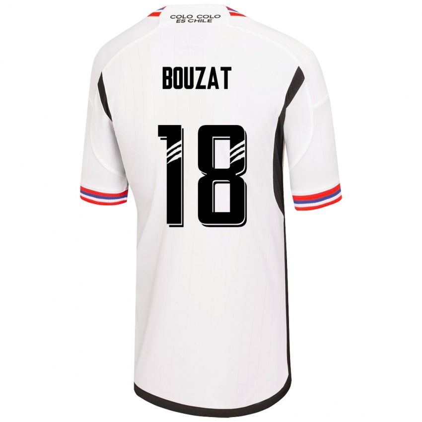 Mulher Camisola Agustín Bouzat #18 Branco Principal 2023/24 Camisa Brasil