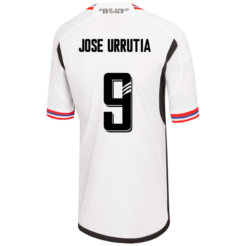 Mulher Camisola María José Urrutia #9 Branco Principal 2023/24 Camisa Brasil