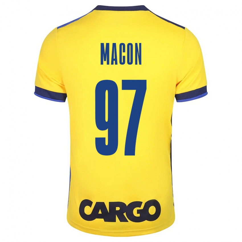 Mulher Camisola Yvann Maçon #97 Amarelo Principal 2023/24 Camisa Brasil