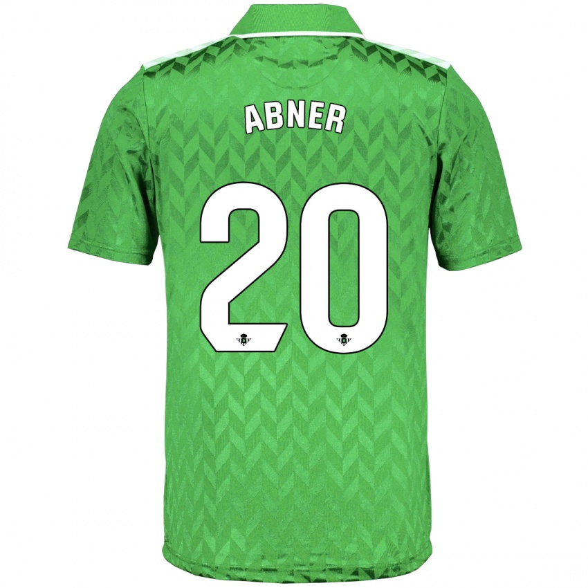 Mulher Camisola Abner #20 Verde Alternativa 2023/24 Camisa Brasil