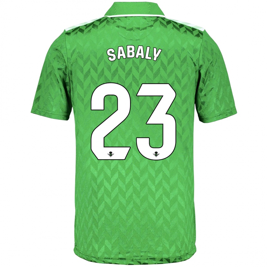 Mulher Camisola Youssouf Sabaly #23 Verde Alternativa 2023/24 Camisa Brasil