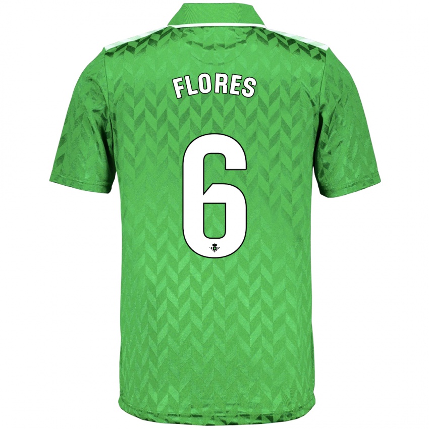 Mulher Camisola Mateo Flores #6 Verde Alternativa 2023/24 Camisa Brasil