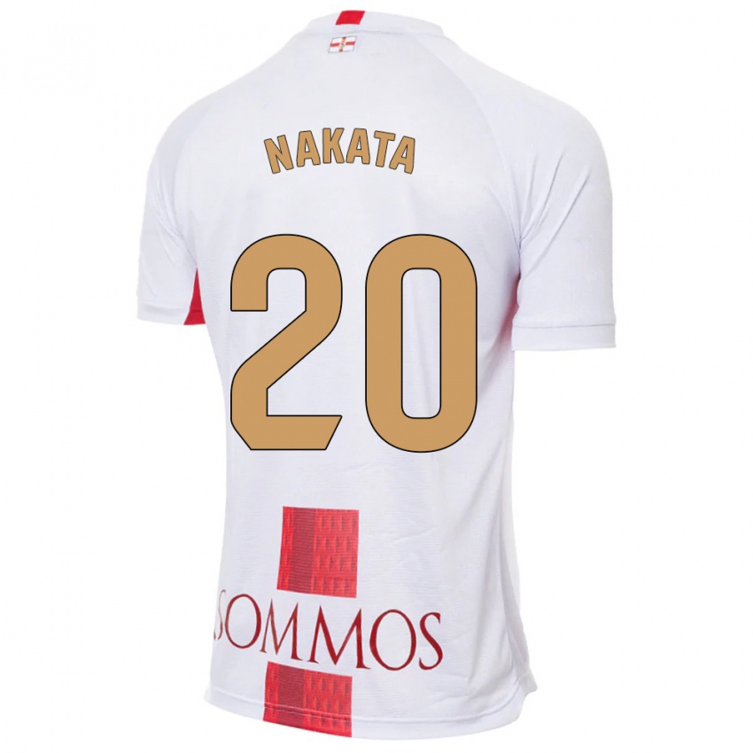 Mulher Camisola Yuki Nakata #20 Branco Alternativa 2023/24 Camisa Brasil
