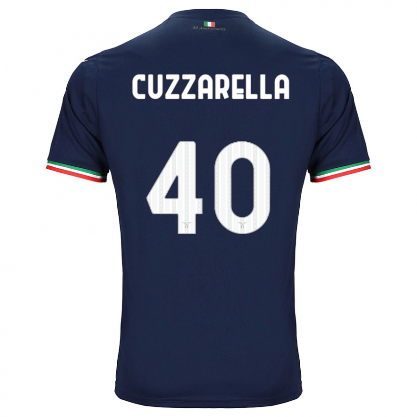 Mulher Camisola Cristian Cuzzarella #40 Marinha Alternativa 2023/24 Camisa Brasil