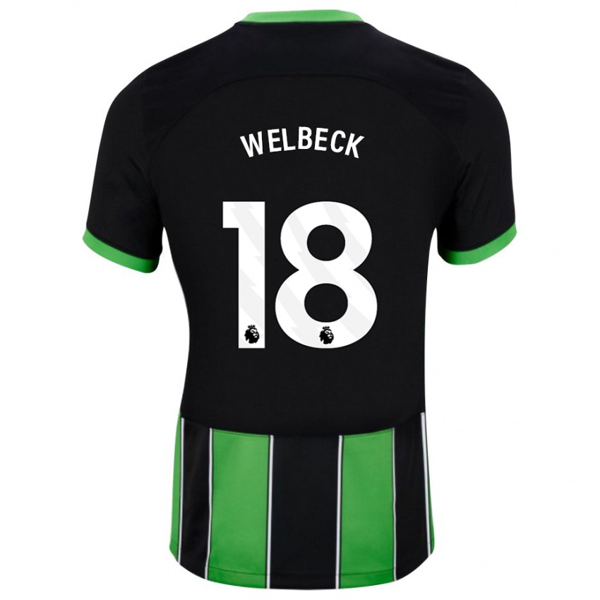 Mulher Camisola Danny Welbeck #18 Preto Verde Alternativa 2023/24 Camisa Brasil