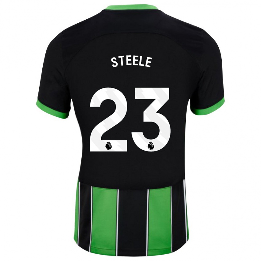 Mulher Camisola Jason Steele #23 Preto Verde Alternativa 2023/24 Camisa Brasil