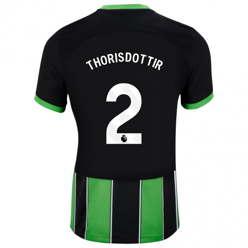 Mulher Camisola Maria Thorisdottir #2 Preto Verde Alternativa 2023/24 Camisa Brasil