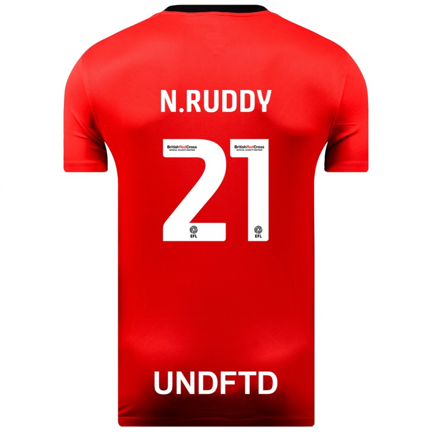 Mulher Camisola John Ruddy #21 Vermelho Alternativa 2023/24 Camisa Brasil
